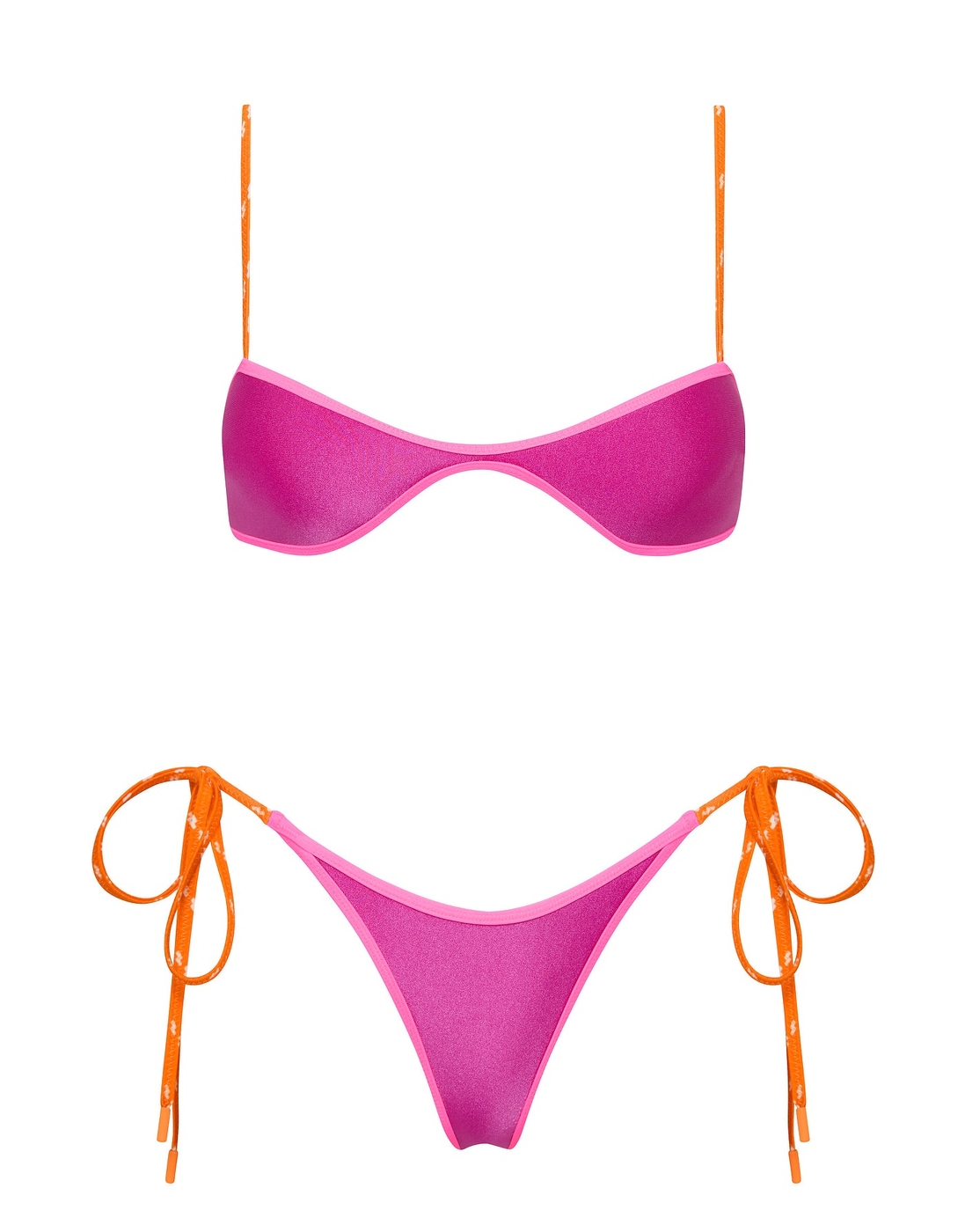 ESTE - PIGI Neoprene Scoop Crop Bikini Set | Triangl