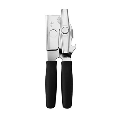 Swing-A-Way Comfort Grip Can Opener, All-Steel - High-Carbon Cutting Wheel (Black)