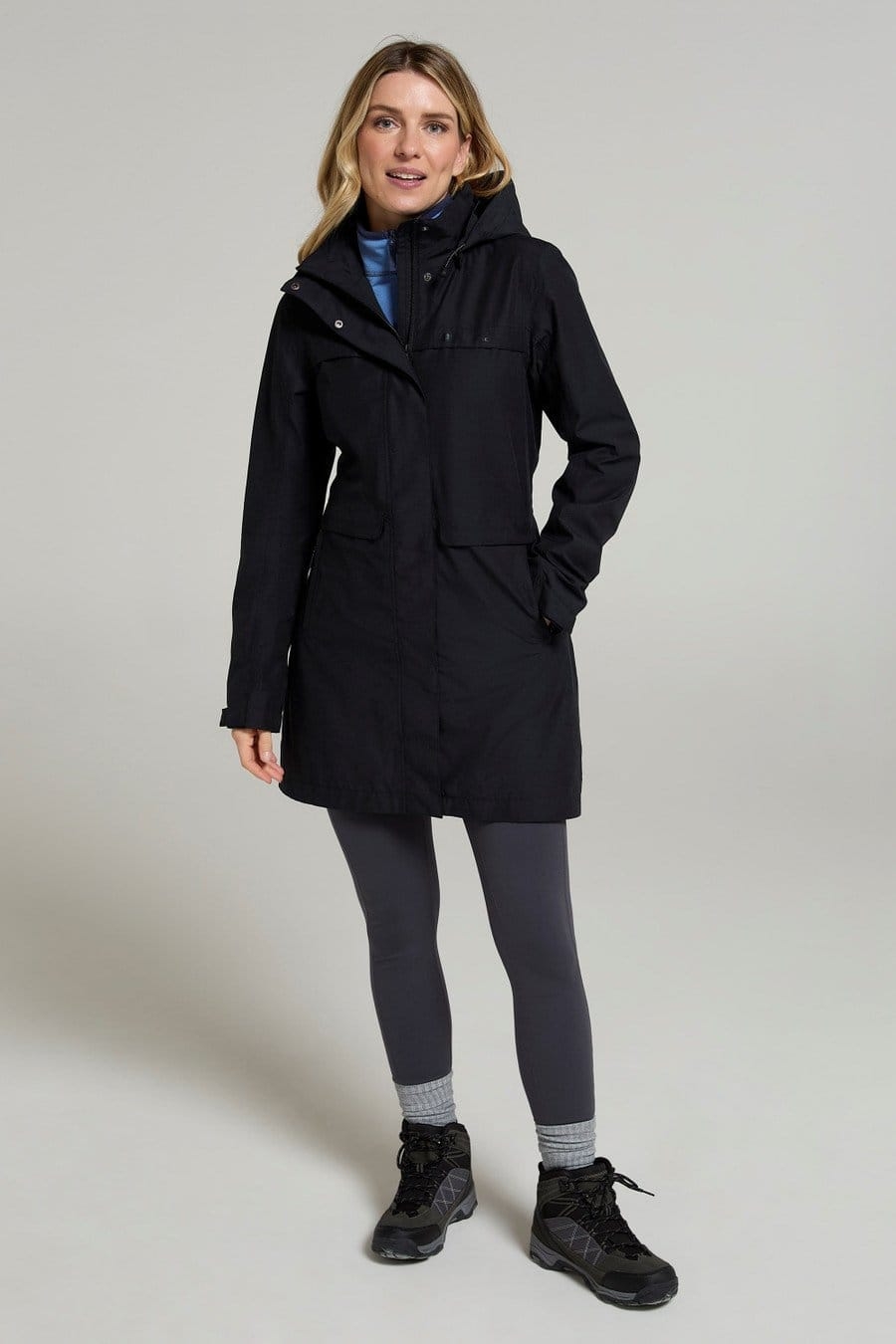 053078 CLOUD BURST II TEXTURED WOMENS WATERPROOF JACKET