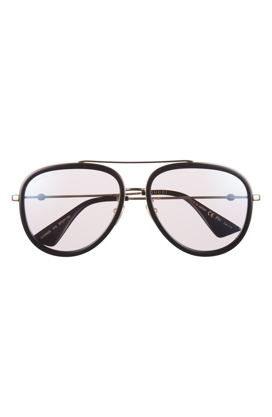 57mm Aviator Sunglasses