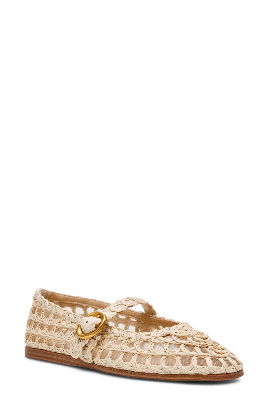 Melody Raffia Mary Jane Flat