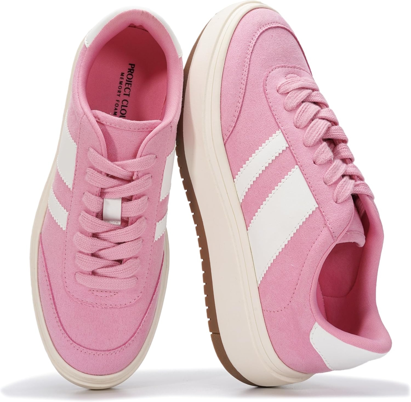 Project Cloud Platform Sneakers for Women - Lightweight Memory Foam Insole Womens Sneakers - Non-Slip Fashion Sneakers for Women Footwear - Women's Fashion Platform Shoes (Nita)