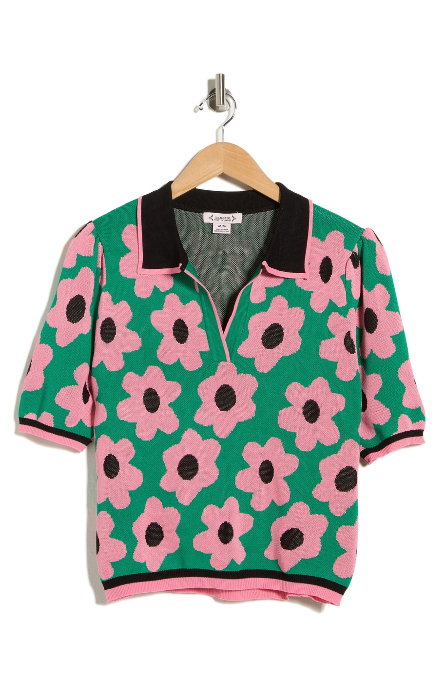 Flower Polo Sweater