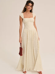 Erika Bustier Maxi Dress