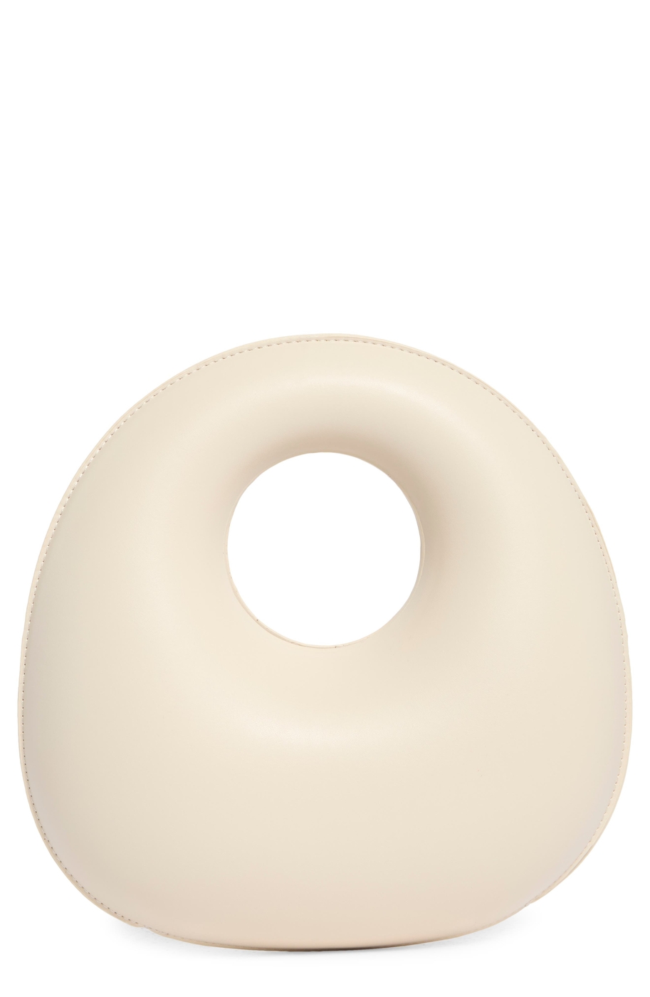 Circle Handle Molded Hobo Bag