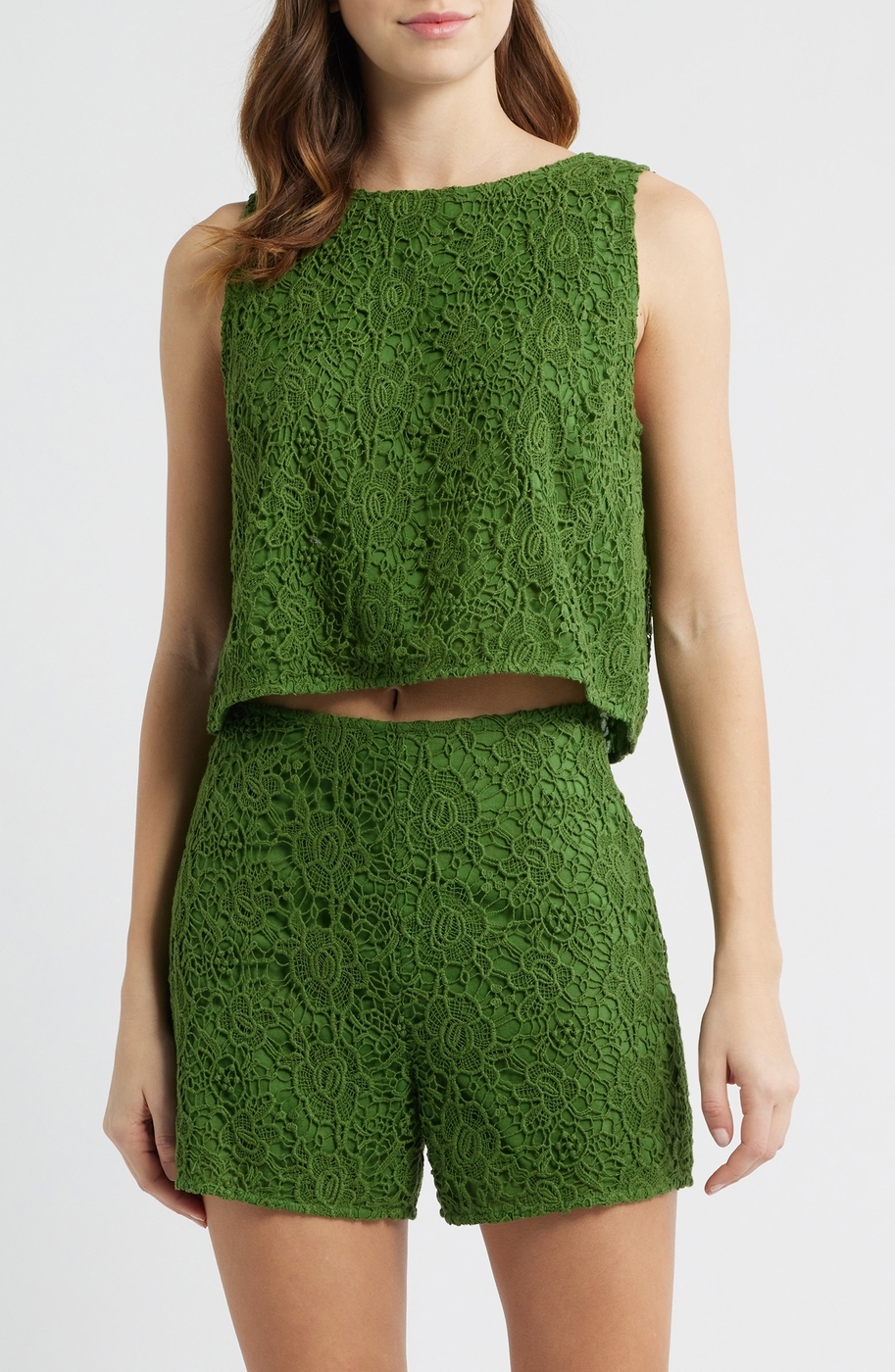 Cleobella Adrienne Floral Guipure Lace Sleeveless Top