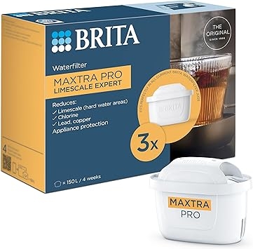 BRITA Water Filter Cartridge MAXTRA PRO Limescale Expert - 3 Pack
