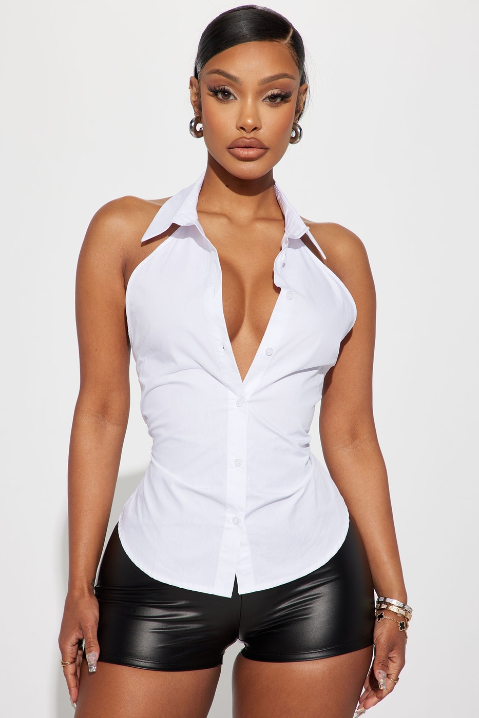 First Crush Poplin Shirt - White