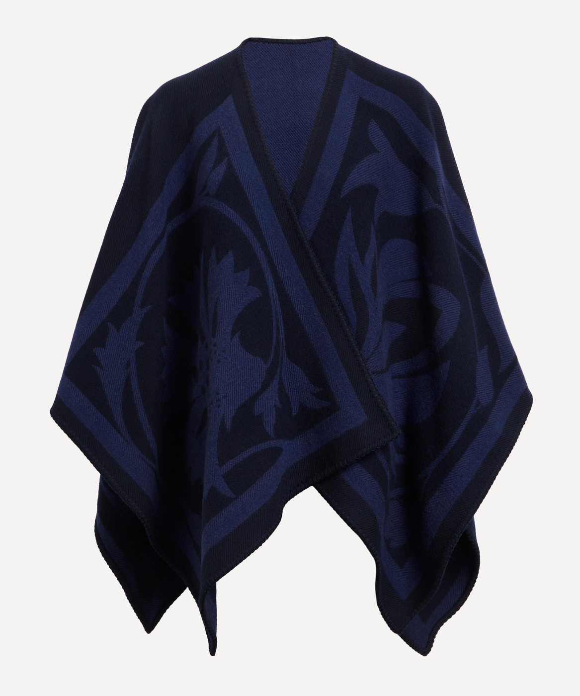 Floral Tile 130X130 Wool Cape