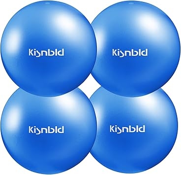 kisnbld Small Exercise Ball, 9 Inch Mini Pilates Ball, Anti Burst and Slip Resistant Mini Yoga Ball for Stability, Fitness, Physical Therapy, Stretching & Core Strength Workout at Home Gym & Office
