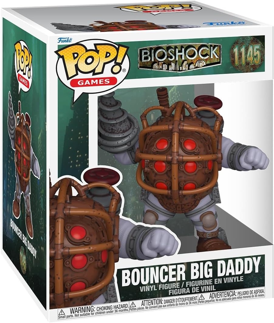 Funko Pop! Super: Bioshock - Bouncer Big Daddy - Collectable Vinyl Figure - Gift Idea - Official Merchandise - Toys for Kids & Adults - Video Game Fans - Model Figure for Collectors and Display