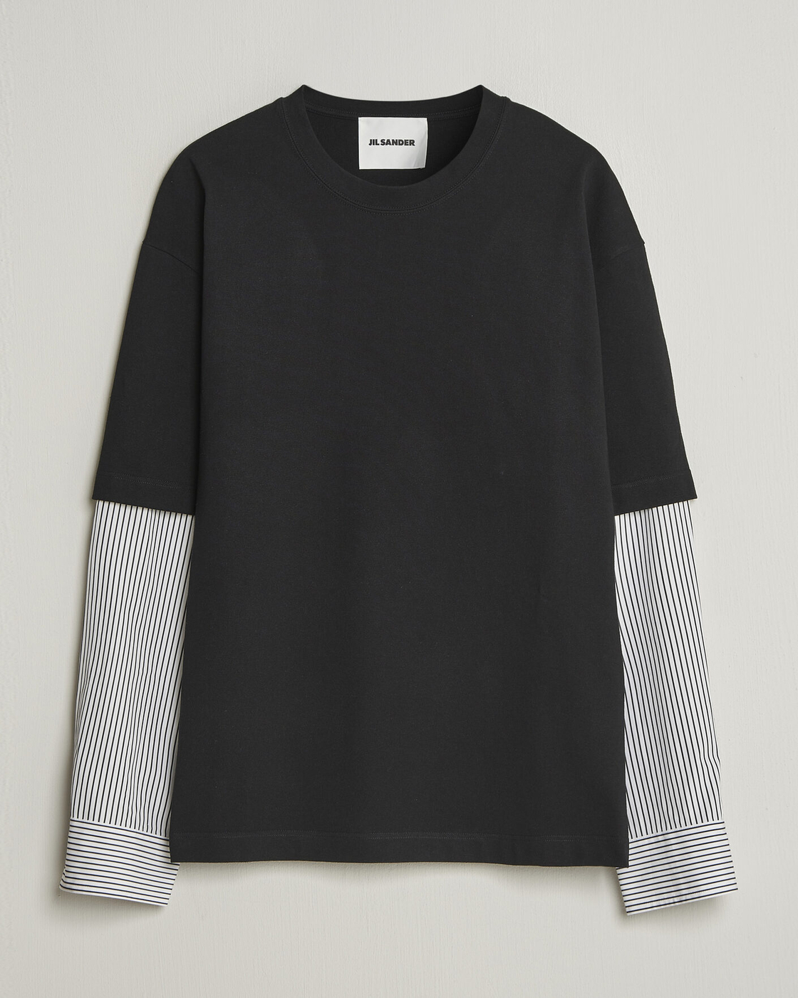 Jil Sander Long Sleeve T-Shirt Black