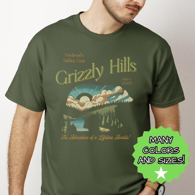 World of Warcraft Shirt Gift Grizzly Hills Gaming Shirt for Men Gamer Gift Wow Player Gamer Tee Video Game Gaming Tshirt Gift For Him