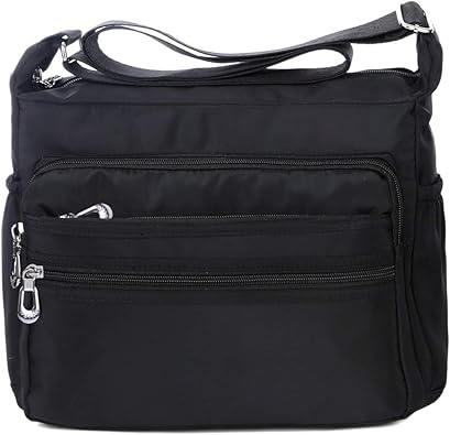 NOTAG Crossbody Bag for Women Waterproof Shoulder Bag Messenger Bag Casual Nylon Purse Handbag