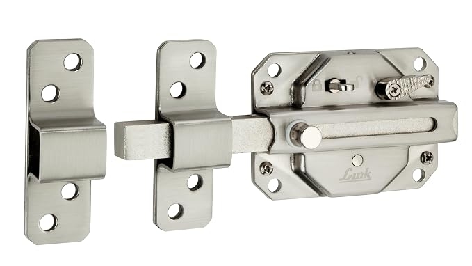 Link Sparta 6 Turn Door Lock - Brass Cylinder with 3 Hi-Tech Keys, Main Door Lock, Double Door Compatibility (Antique Brass)