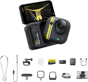 Insta360 GO Ultra Tadej Pogačar-Edition – Kleine 4K Vlogging-Kamera, Freihändig, POV-Kamera, 1/1,28