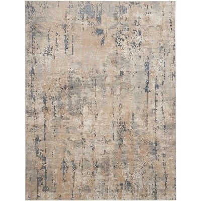 Nourison Concerto Modern & Contemporary Indoor Rug Beige/Grey 10' x 14'