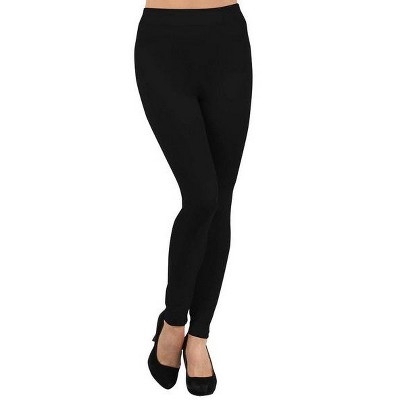 Fleece Lined Legging Women Warm Thermal Mid Waisted Stretchy Tummy Control Long Leggings Soft Skinny Tights Winter Seamless Pants Jade