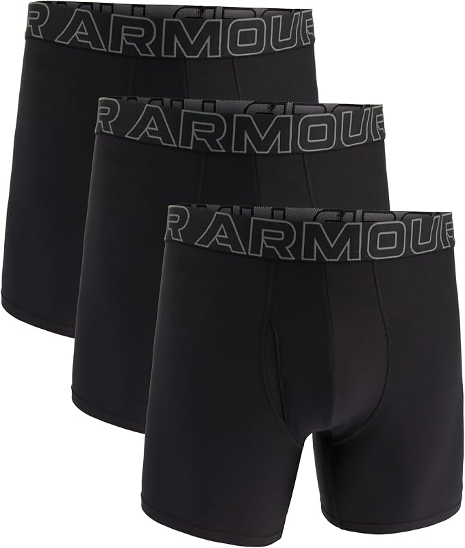 Under Armour Men's 3-Pack Performance Tech Boxer Brief, 6