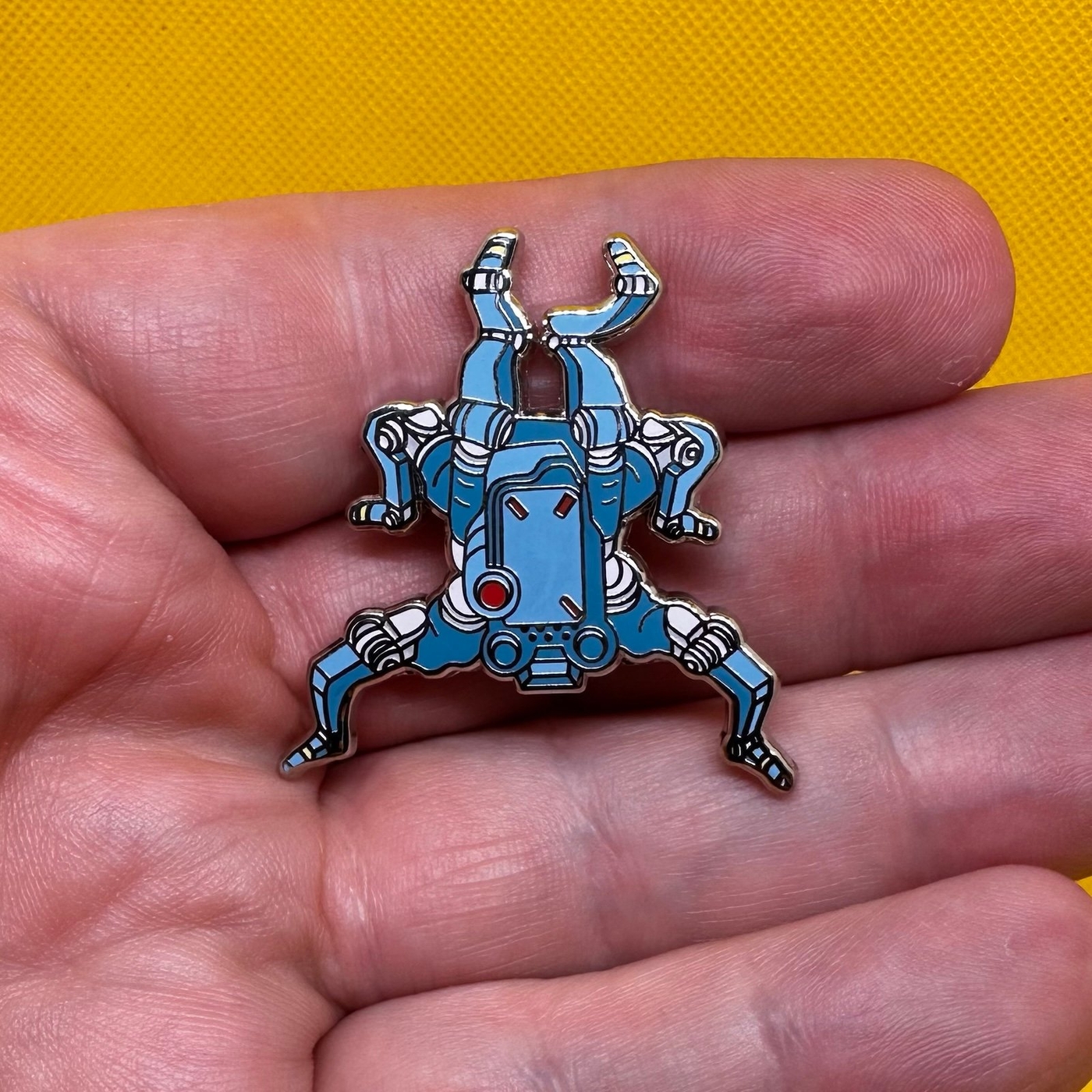 Cyberpunk 2077 spiderbot spider bot robot enamel pin video games