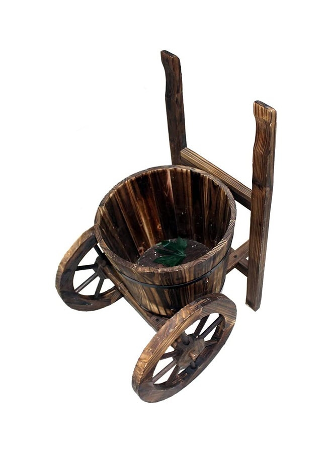 Wooden Flower Pot wooden Flower Vase Wooden Flower Container Flower Bucket Wooden Flower Bucket Wooden Flower Plante Artificial Plants Tricycle